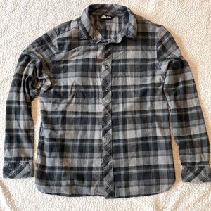 North Face flannel button down.